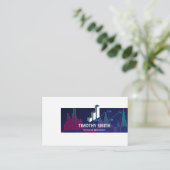 Stock Market Graph Visitekaartje (Staand voorkant)