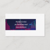 Stock Market Graph Visitekaartje (Achterkant)