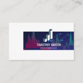 Stock Market Graph Visitekaartje (Voorkant)