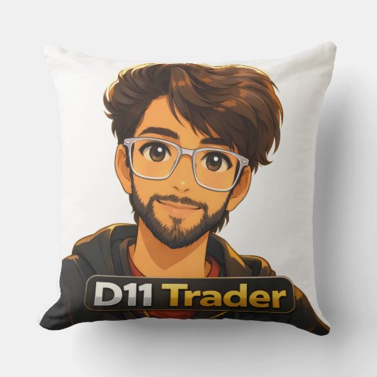 Stock Market Trader Gift Throw Pillow – 16" x 16" Kussen (Voorkant)