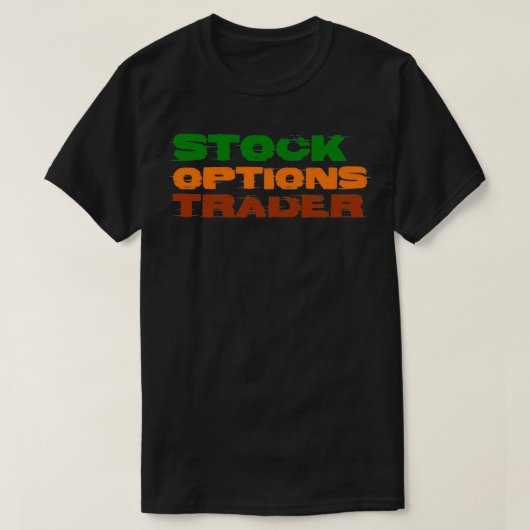 Stock Options Trader T-shirt (Design voorkant)