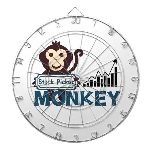 Stock Picker Monkey Dartbord (Voorkant)