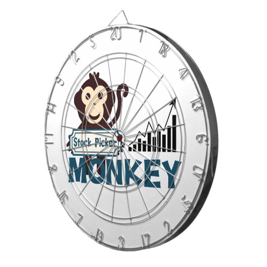 Stock Picker Monkey Dartbord (Voorkant Rechts)
