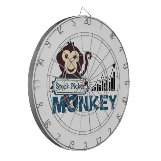 Stock Picker Monkey Dartbord (Voorkant Links)