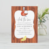 Stock The Bar and Grill Rustic Kaart (Staand voorkant)