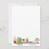 STOCK THE KITCHEN Bridal Shower CUSTOM Cute Bedankkaart (Voorkant)