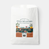 STOCK THE KITCHEN Bridal Shower Cute CUSTOM Bedankzakje (Voorkant)