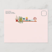 STOCK THE KITCHEN Bridal Shower Cute CUSTOM Uitnodiging Briefkaart (Achterkant)