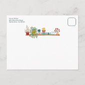 STOCK THE KITCHEN Bridal Shower Cute CUSTOM Uitnodiging Briefkaart (Achterkant)