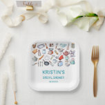 Stock the Kitchen Bridal Shower Kitchen Utensils  Papieren Bordje<br><div class="desc">Celebrate her upcoming wedding with these adorable stock the kitchen paper plates.</div>