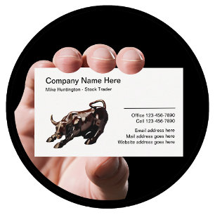 Stock Trader Professional Wall Street Visitekaartje
