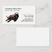 Stock Trader Professional Wall Street Visitekaartje (Voorkant / Achterkant)