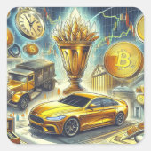 Stock Trading Sticker (Voorkant)