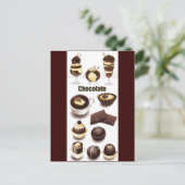 Stock Vectors - Chocolade Briefkaart (Staand voorkant)