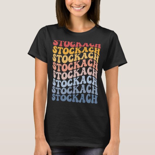Stockach City Groovy Retro T-shirt (Voorkant)