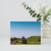 Stockade en Monks Mound, Ilinois Briefkaart (Staand voorkant)