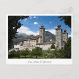Stockalper Palace, Brig-Glis, Zwitserland Briefkaart