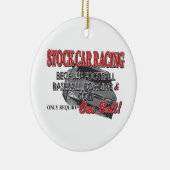 Stockauto-racisme Keramisch Ornament (Rechts)