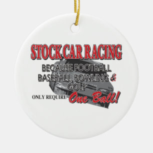Stockauto-racisme Keramisch Ornament