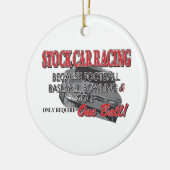 Stockauto-racisme Keramisch Ornament (Links)