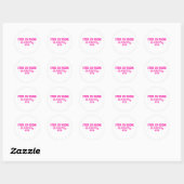 Stockauto-racisme Ronde Sticker (Vel)