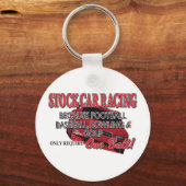 Stockauto-racisme Sleutelhanger (Voorkant)