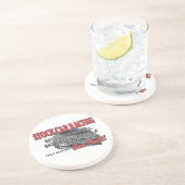 Stockauto-racisme Zandsteen Onderzetter (Zijkant)