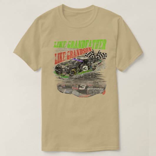 Stockauto's als grootvader zoals kleinzoon VI T-shirt (Design voorkant)