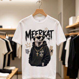 Stockbrakkie Blijf Scherp – Coole Streetwear Dier T-shirt