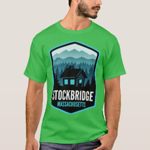 Stockbridge Massachusetts Mountain Cabin T-shirt
