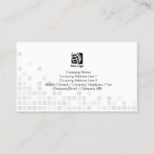 StockBroker FinancialInvestment Abstract BlueCubes Visitekaartje (Achterkant)