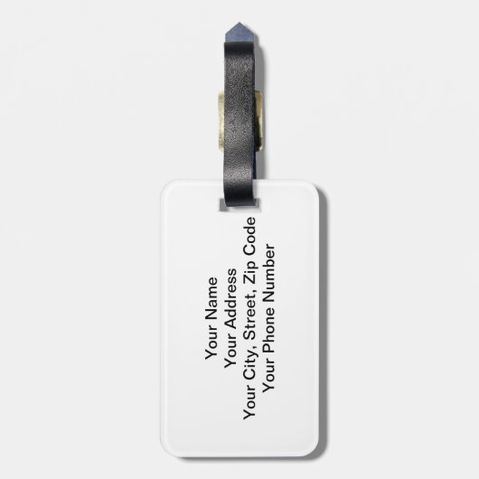  Stockholm Bagagelabel (Achterkant verticaal)