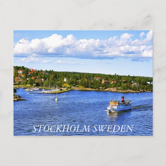 Stockholm Bay Post Card Briefkaart (Voorkant)
