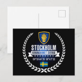 Stockholm Briefkaart (Voorkant / Achterkant)