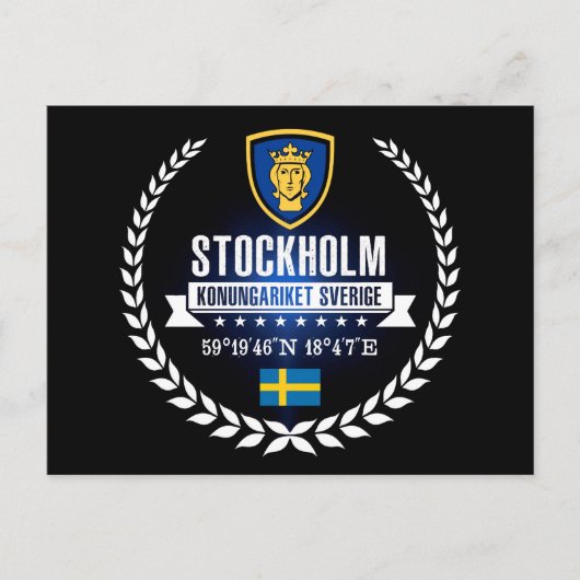 Stockholm Briefkaart (Voorkant)