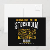 Stockholm Briefkaart (Voorkant / Achterkant)