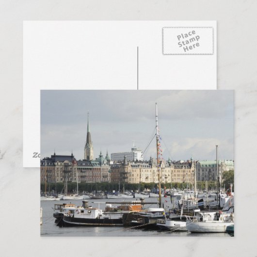 Stockholm Briefkaart (Voorkant / Achterkant)