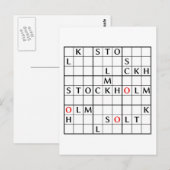 STOCKHOLM BRIEFKAART (Voorkant / Achterkant)