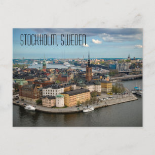Stockholm, Briefkaart Zweden