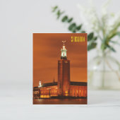 Stockholm City Hall, Zweden Briefkaart (Staand voorkant)