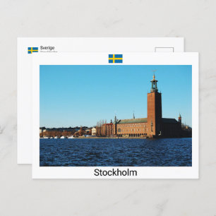 Stockholm City Hall - Zweden Briefkaart