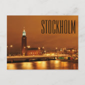 Stockholm City Hall, Zweden Briefkaart (Voorkant)