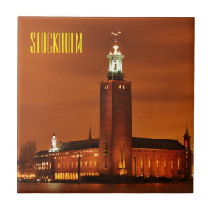 Stockholm City Hall, Zweden Tegeltje