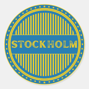 Stockholm City Pride Embleem – Zweedse identiteit Ronde Sticker