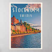 Stockholm, de Scandinavische Museumhoofdstad Poster (Voorkant)