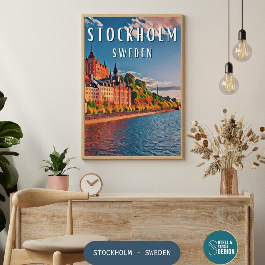 Stockholm, de Scandinavische Museumhoofdstad Poster