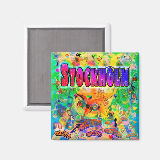Stockholm Epoch Hour Magnet (Voorkant / Achterkant)