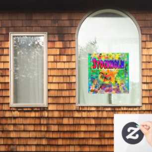 Stockholm Epoch Hour Window Cling Raamsticker