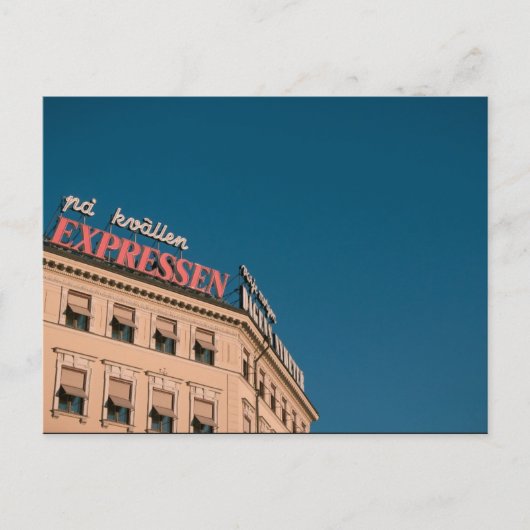 Stockholm Expressen Briefkaart (Voorkant)