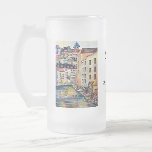 Stockholm Gamla Stan med Ordspråk Matglas Bierpul (Links)